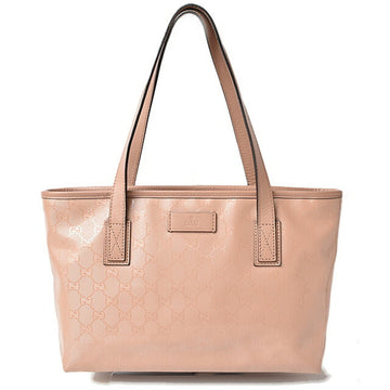GUCCI Tote Bag Handbag  Day Limited GG Imprime PVC Nude Pink Beige 211138