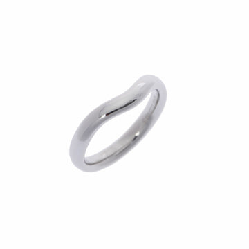 TIFFANY&Co.  Curved Band Ring No. 11 Women's Pt950 Platinum