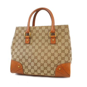 Gucci handbag GG canvas 120895 beige/brown gold metal