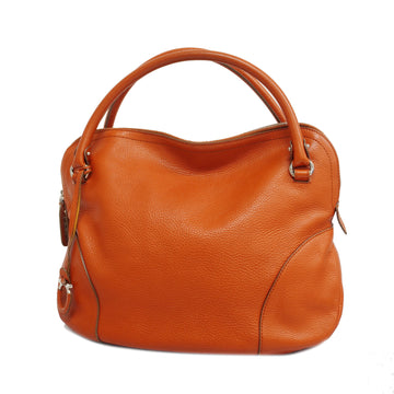 SALVATORE FERRAGAMOAuth  Gancini Women's Leather Tote Bag Orange