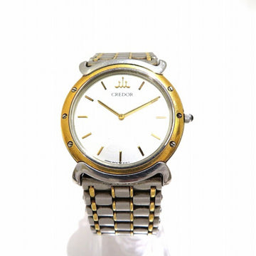 SEIKO Credor 5A74-0050 quartz watch wristwatch boys