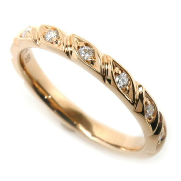 CHAUMET K18PG Pink Gold Torsade 8P Diamond Ring 082726 50 2.8g Ladies