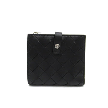BOTTEGA VENETA Intrecciato wallet Black leather 600270-VCPP3/8803