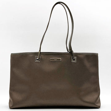 GUCCI Tote Bag Shoulder Brown Satin Ladies Simple Brand 002・1131
