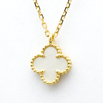 VAN CLEEF & ARPELSPolished  Sweet Alhambra MOP 18K Gold Necklace BF562446
