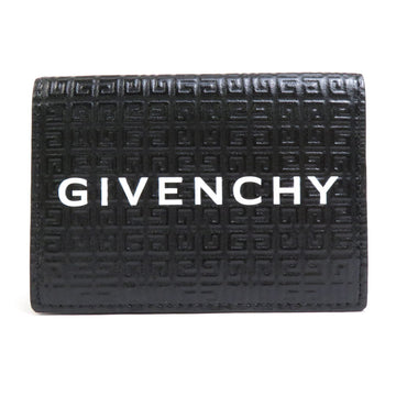 GIVENCHY trifold wallet leather black unisex