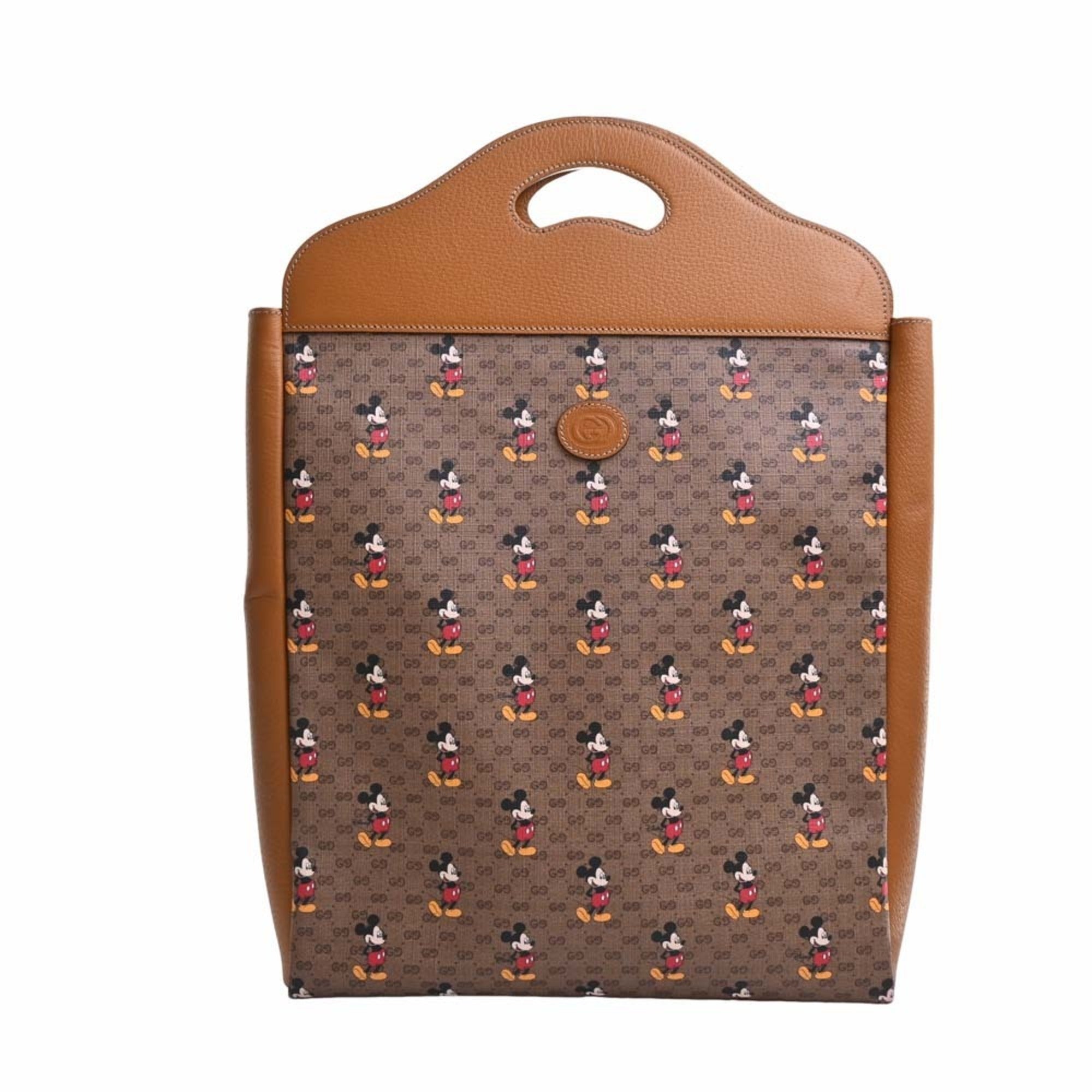 GUCCI X DISNEY Mini Vintage GG Supreme Monogram Mickey Mouse Shoulder Bag  Beige Vintage Sun Oil 1362850 | FASHIONPHILE