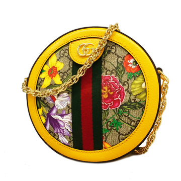 Gucci Ophidia Shoulder bag 550618 Women's GG Supreme Shoulder Bag Beige,Yellow
