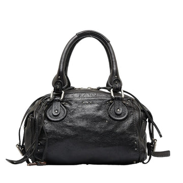 CHLOE  handbag black leather ladies