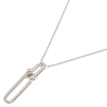 TIFFANY Necklace Hardware Link Pendant SV Sterling Silver 925 Women's Choker Men's Chain &Co.