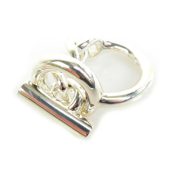 HERMES Ring Croisette Silver 925 Ladies No. 9