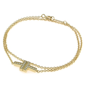 TIFFANY & Co. Bracelet 18K Gold Diamond Ladies