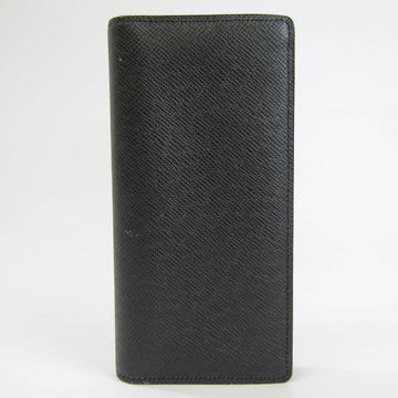 LOUIS VUITTON Taiga Brazza Wallet M32572 Men's Taiga Leather Long Wallet [bi-fold] Ardoise