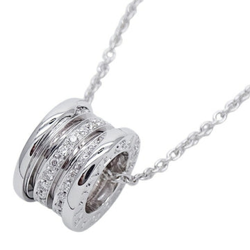 BVLGARIBulgari  Necklace Women's Men's 750WG Diamond B-zero1 White Gold Polished