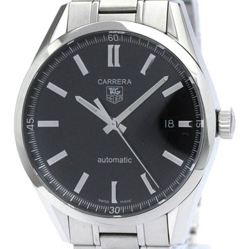TAG HEUERPolished  Carrera Calibre 5 Steel Automatic Mens Watch WV211B BF565088