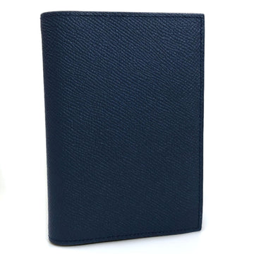 HERMES Notebook Cover Agenda GM X Engraved Made in 2016 Vo Epsom Blue Agat Women's