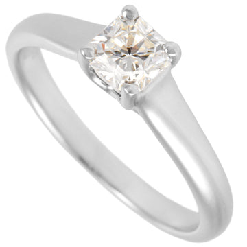 TIFFANY&Co Lucida Ring Diamond 0.45ct[I/VVS2] Pt950 #11.5