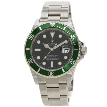 ROLEX 16610LV Submariner Date Watch Stainless Steel SS Men's ROLE