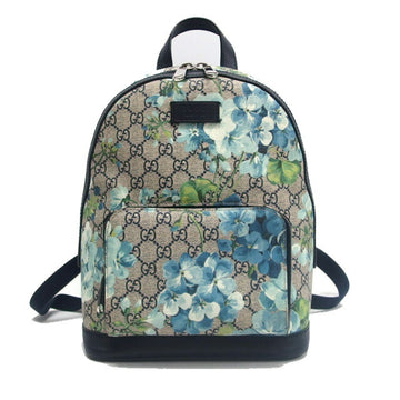 GUCCI GG Supreme Blooms Small Backpack Blue