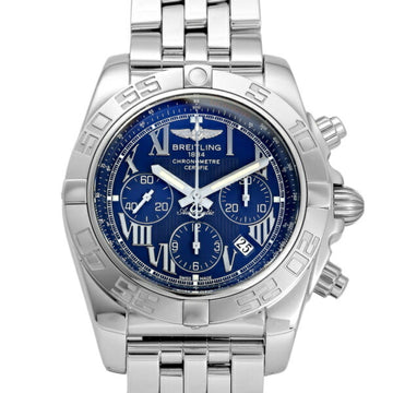 BREITLING Chronomat 44 A011C83PA Blue Dial Watch Men's