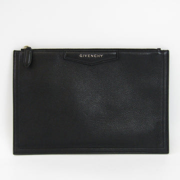 Givenchy Antigona BC06822012 Unisex Leather Clutch Bag,Pouch Black