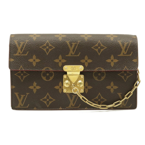 Louis Vuitton Monogram S Lock Belt Pouch GM Waist Body Bag Hip #95 M68