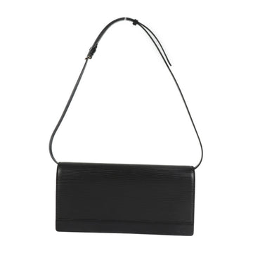 LOUIS VUITTON Honfleur Shoulder Bag M52732 Epi Leather Noir Black Gold Hardware 2WAY Clutch