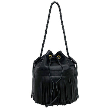 J&M DAVIDSON J & M DAVIDSON Carnival L Black 11982081 Handbag Leather One Shoulder Bag Tassel Ladies