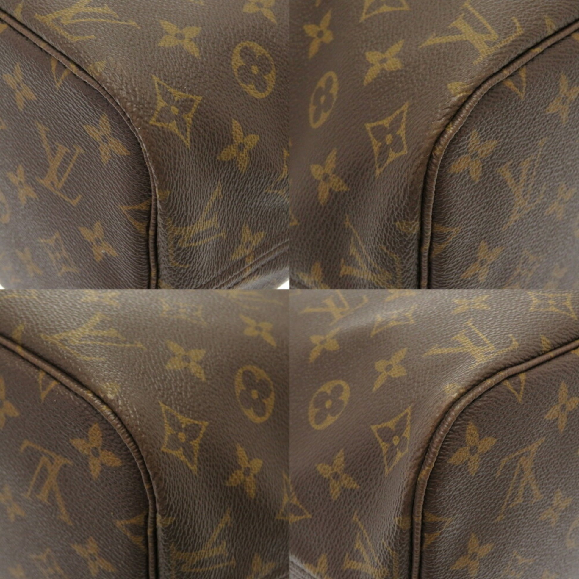 Auth NCB01 Louis Vuitton Monogram Neverfull MM M40156 Tote Bag from Japan
