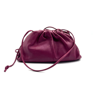 BOTTEGA VENETA Crossbody Shoulder Bag Mini The Pouch Leather Purple Ladies