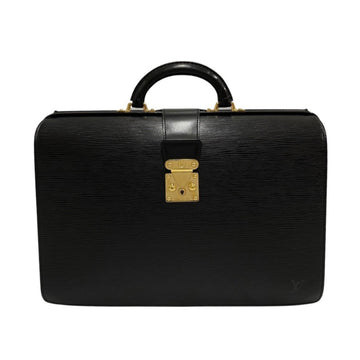 LOUIS VUITTON Serviette Fermoir Epi Leather Business Bag Handbag