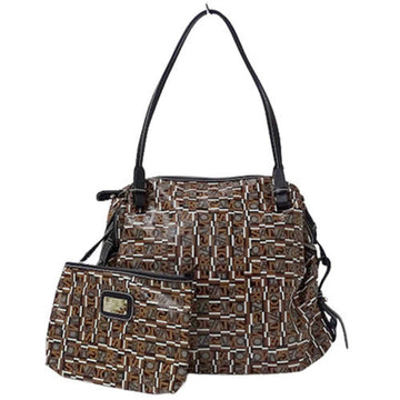 Salvatore Ferragamo Bag Women's Brand Tote Shoulder Brown Pouch Attached Fashionable