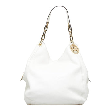 MICHAEL KORS Women's Leather Handbag,Shoulder Bag White