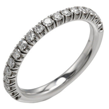 CARTIER half eternity ring Pt950 platinum diamond approximately 2.63g I112223101