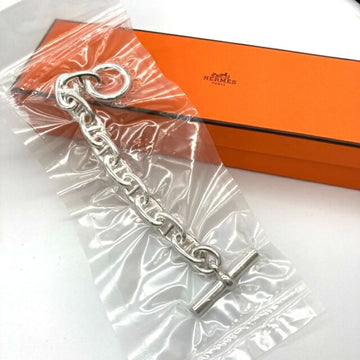 HERMES []  Size: 10LINK Chaine d'Ancre TGM Shane Dankle Silver Chain Bracelet