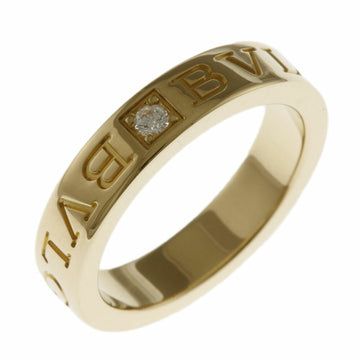 Bulgari BVLGARI ring No. 9.5 18K K18 gold diamond Ladies