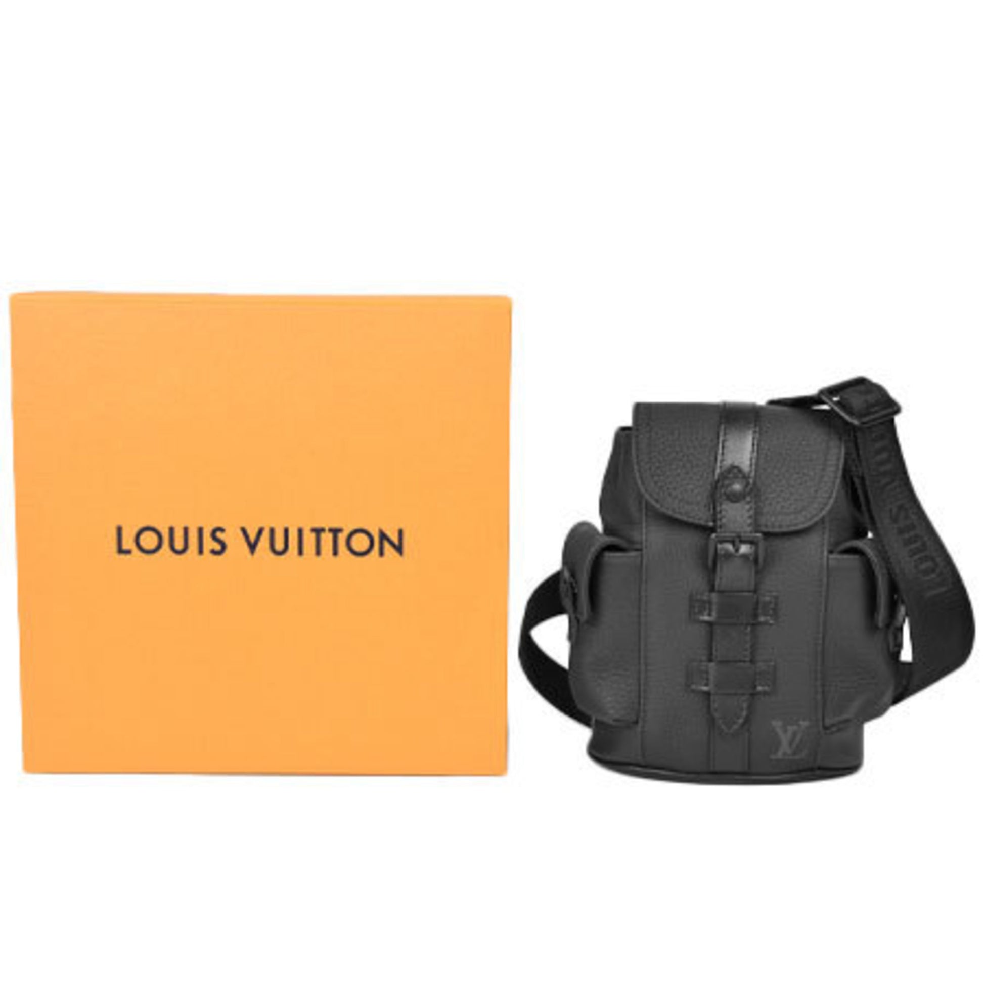 Authentic LOUIS VUITTON Taurillon Christopher XS M58495 Shoulder bag  #260-00