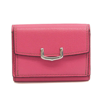 CARTIER C De  Compact Wallet L3001683 Women's Leather Wallet [tri-fold] Pink
