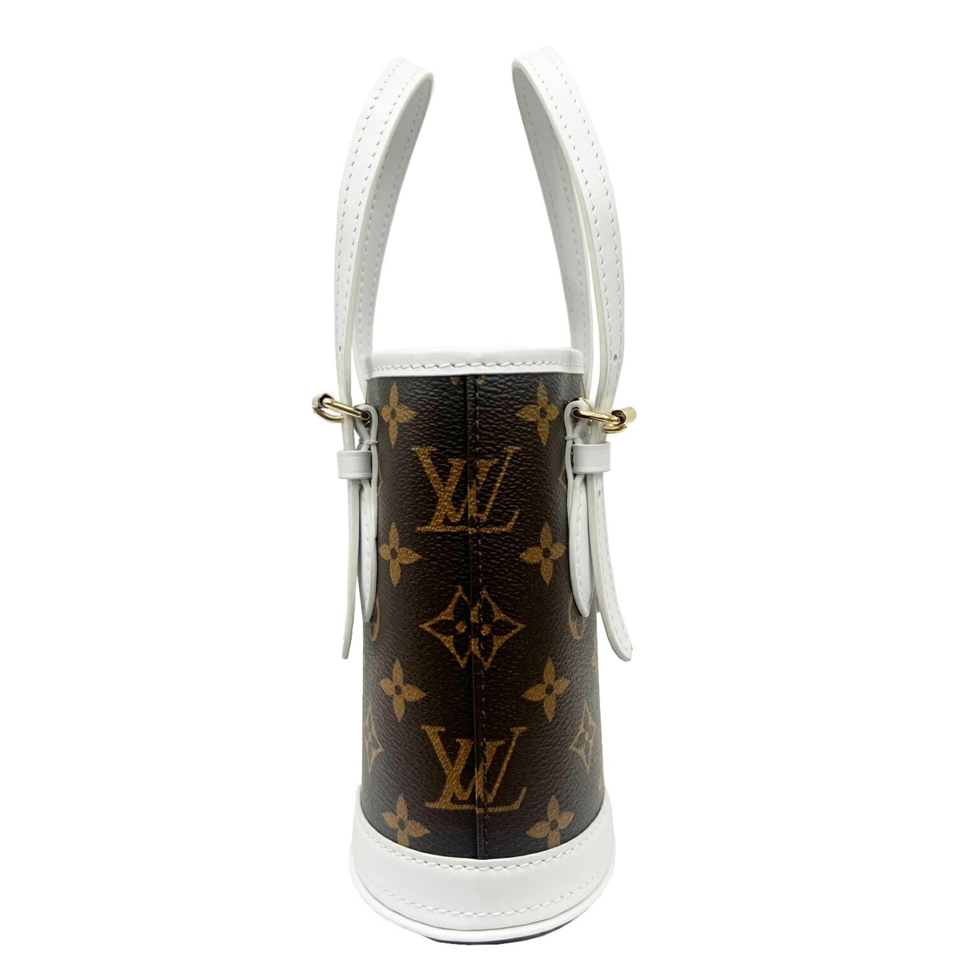 Louis Vuitton Nano Bucket Bag White M81489