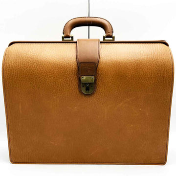 BURBERRYs Dulles Bag Doctor's Handbag Beige Camel Leather Men's Women's ITM7CXPKJQK2