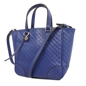 Gucci 2WAY Bag Micro Gucci Shima 449241 Blue Gold metal