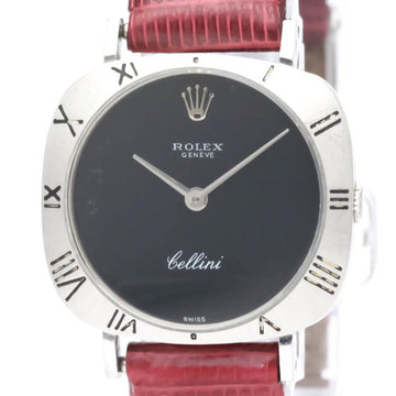 ROLEXVintage  Cellini 3808 18K White Gold Ladies Hand-Winding Watch BF553402
