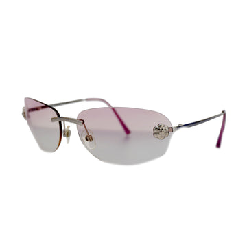 CHANELAuth  Camellia Women's Sunglasses 4084 silver hardware