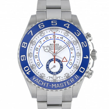 Rolex yacht master II 116680 white dial watch men