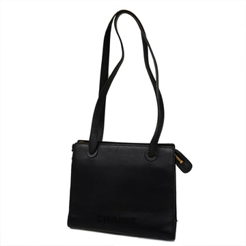 CHANELAuth  Shoulder Bag Women's Leather Black