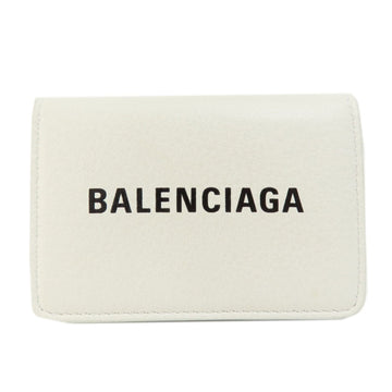 BALENCIAGA Bifold Wallet Leather Women's