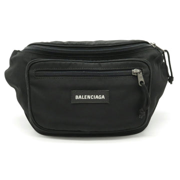 Balenciaga Explorer belt bag waist pouch body hip nylon canvas black 482389
