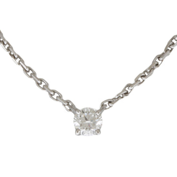 CARTIER Love Support Necklace 18k K18 White Gold Diamond Ladies