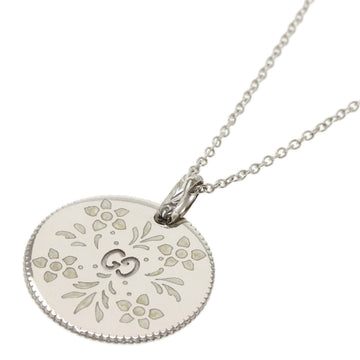 GUCCI Icon Blooms Necklace K18 White Gold Ladies