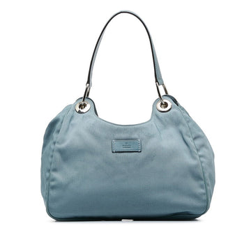 GUCCI Handbag One Shoulder Bag 244342 Light Bull Canvas Leather Women's